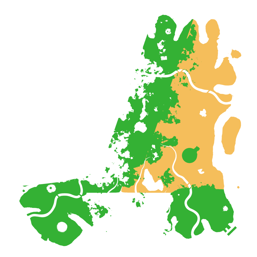 Biome Rust Map: Procedural Map, Size: 4500, Seed: 1356399103