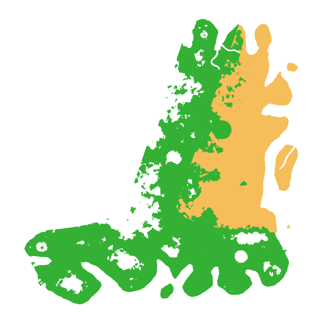 Biome Rust Map: Procedural Map, Size: 4500, Seed: 1356399103