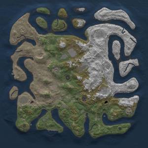 Thumbnail Rust Map: Procedural Map, Size: 4500, Seed: 230, 16 Monuments