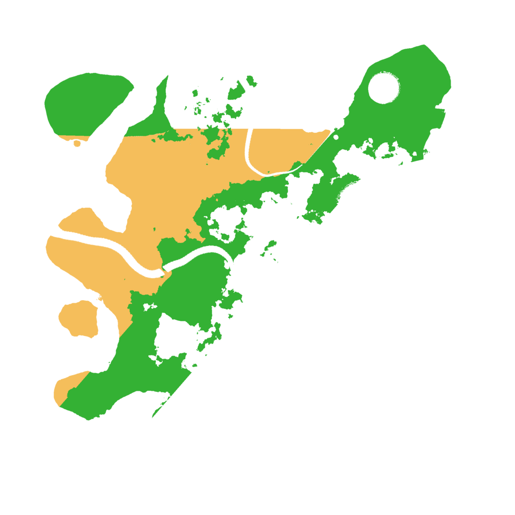 Biome Rust Map: Procedural Map, Size: 3000, Seed: 1453947829