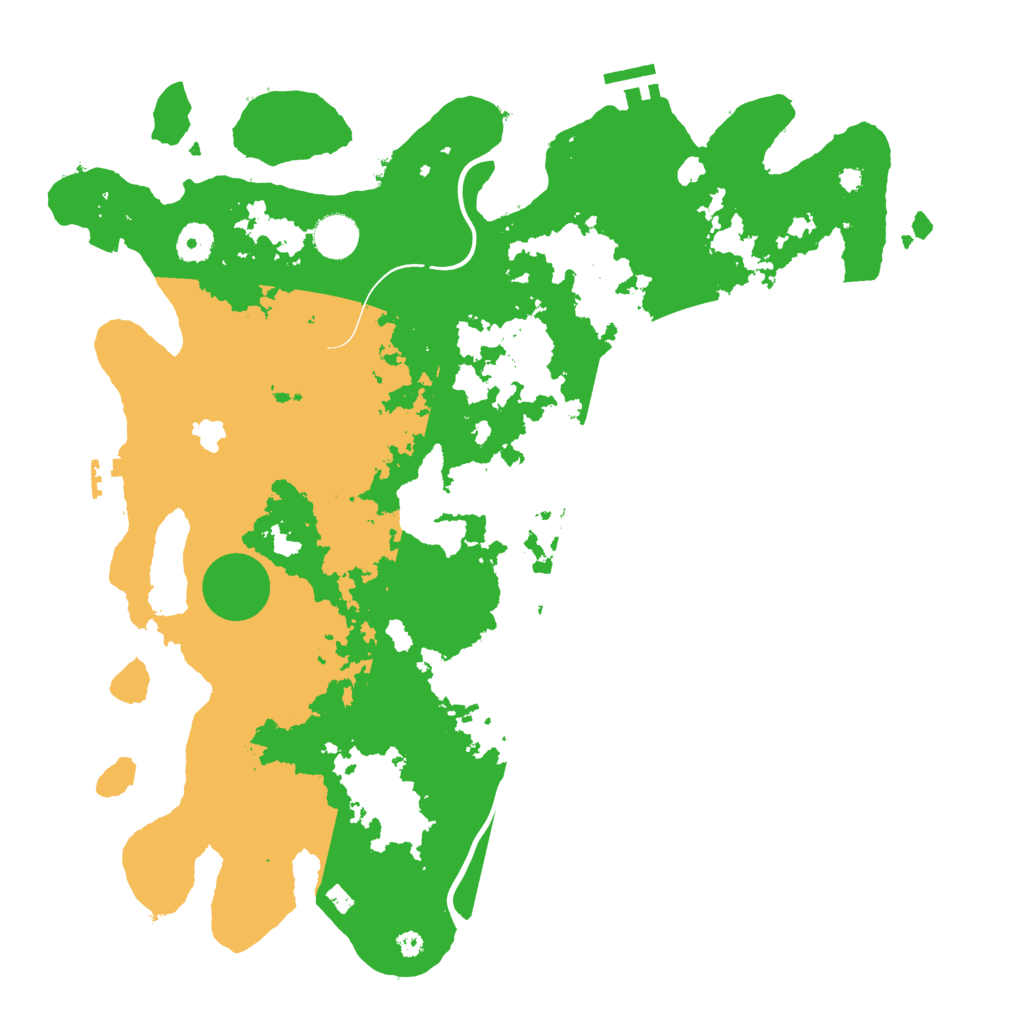 Biome Rust Map: Procedural Map, Size: 4000, Seed: 128723264