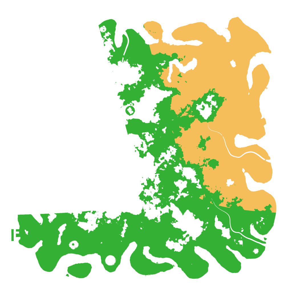 Biome Rust Map: Procedural Map, Size: 5000, Seed: 49842619