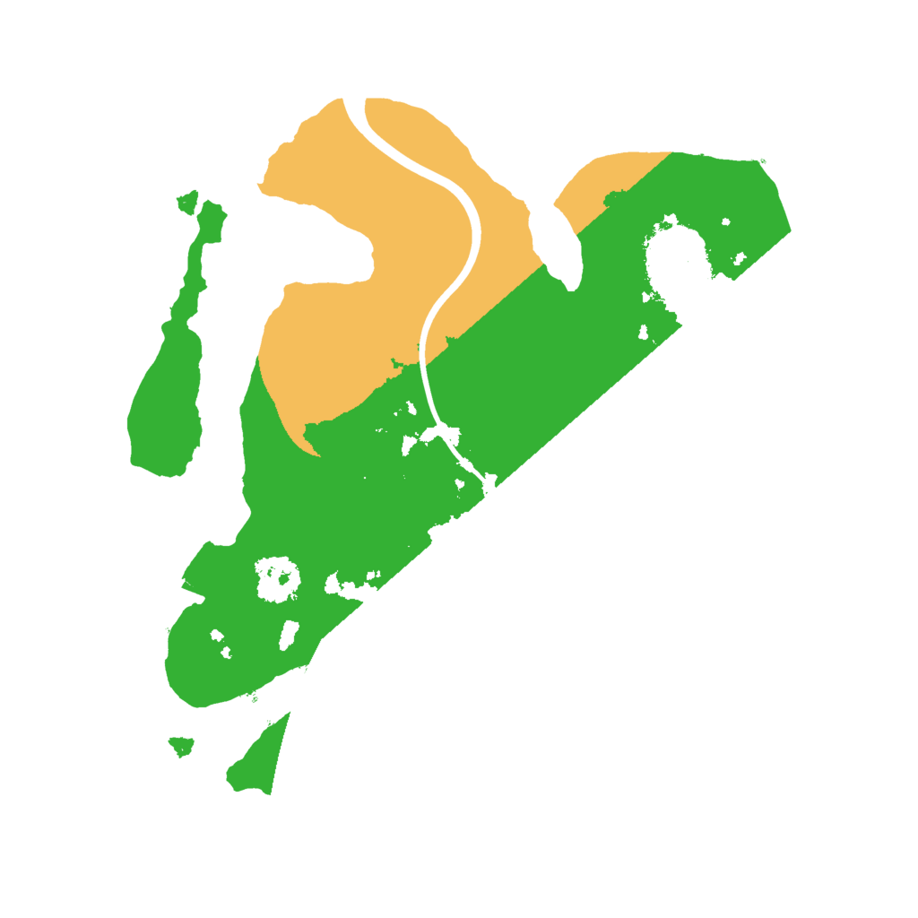 Biome Rust Map: Procedural Map, Size: 2000, Seed: 85095