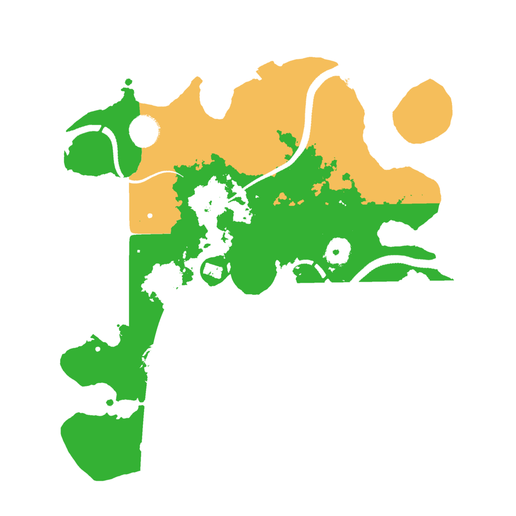 Biome Rust Map: Procedural Map, Size: 3000, Seed: 918197303