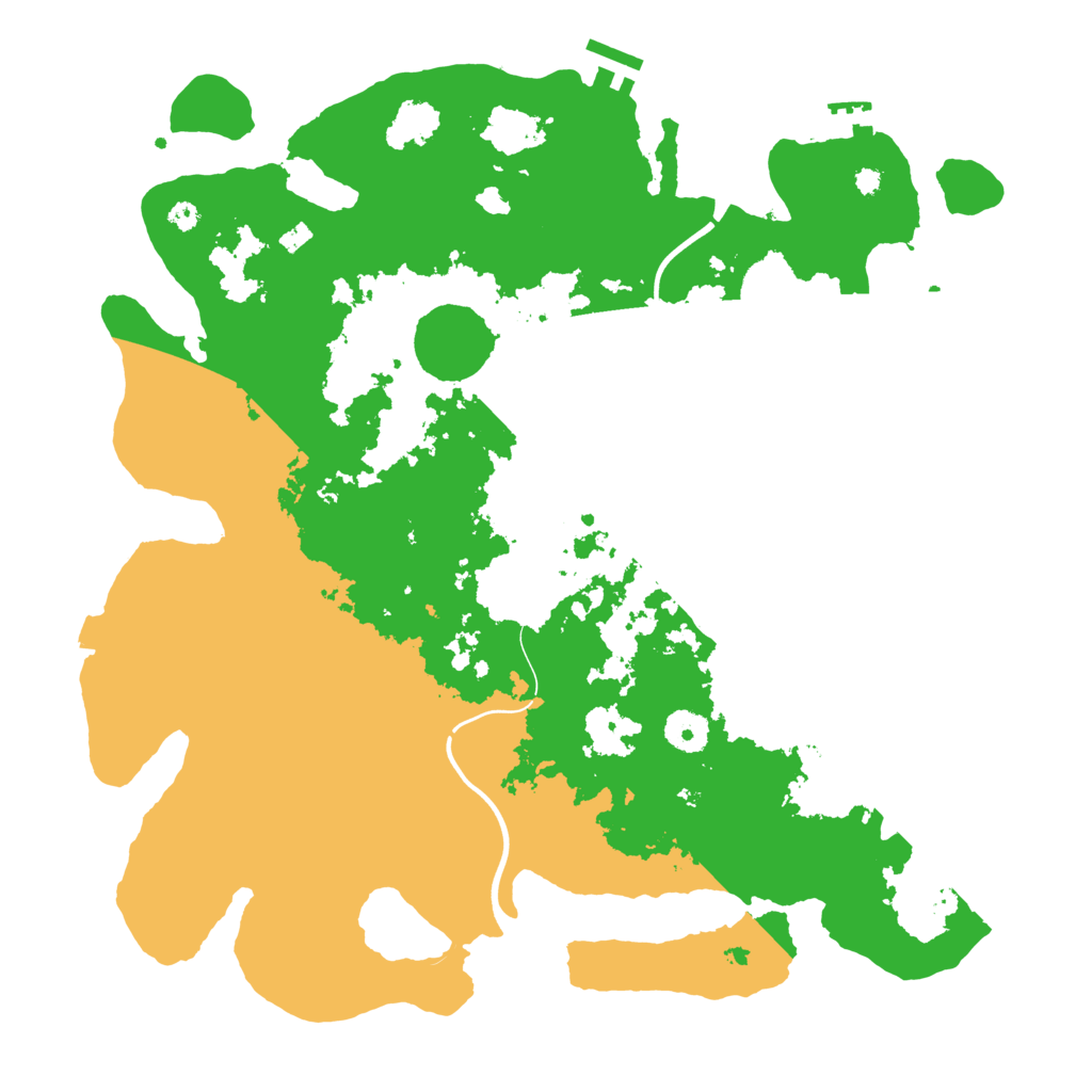 Biome Rust Map: Procedural Map, Size: 3800, Seed: 916023