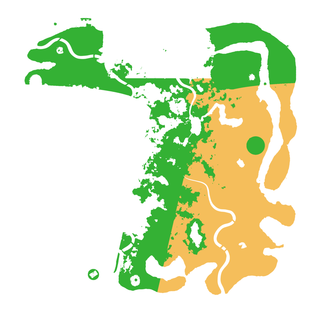 Biome Rust Map: Procedural Map, Size: 4500, Seed: 1792646368