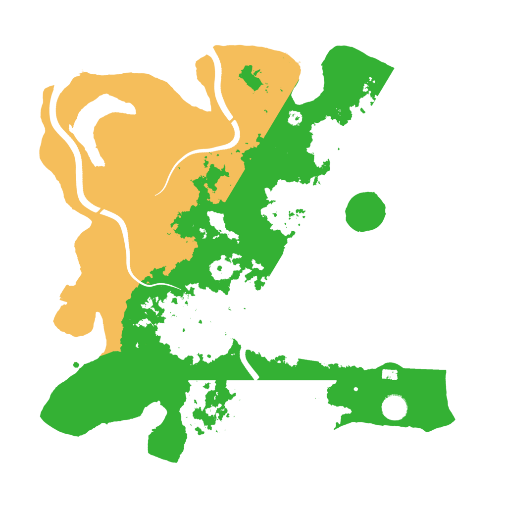 Biome Rust Map: Procedural Map, Size: 3500, Seed: 581418