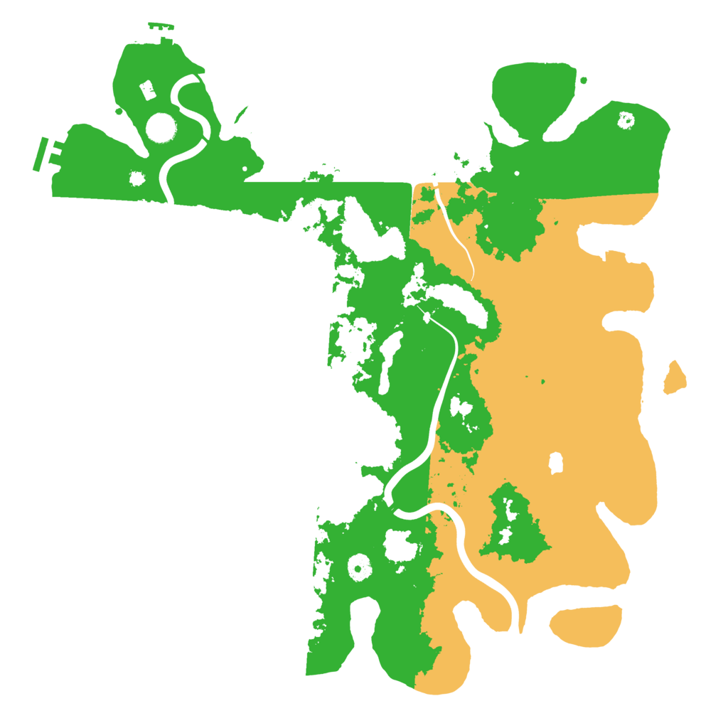 Biome Rust Map: Procedural Map, Size: 4250, Seed: 396369725