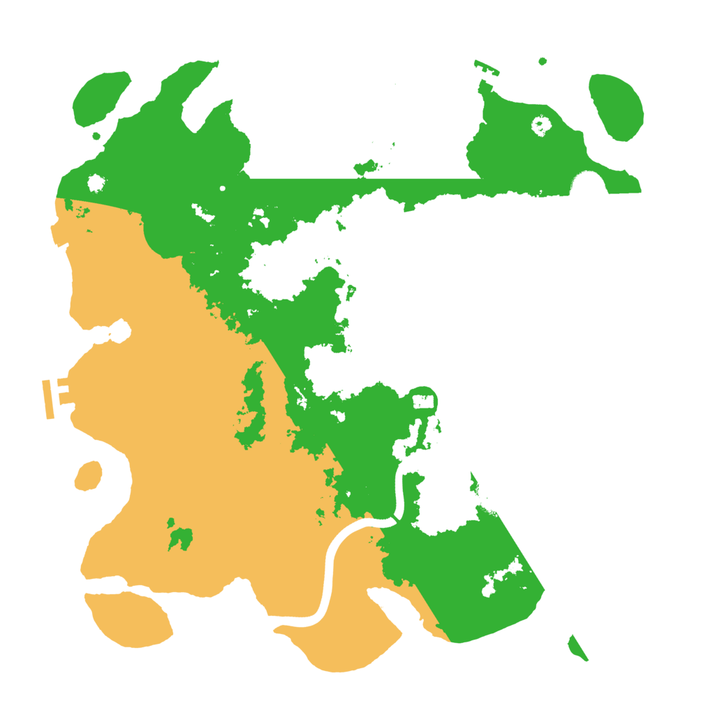 Biome Rust Map: Procedural Map, Size: 3700, Seed: 1017934826