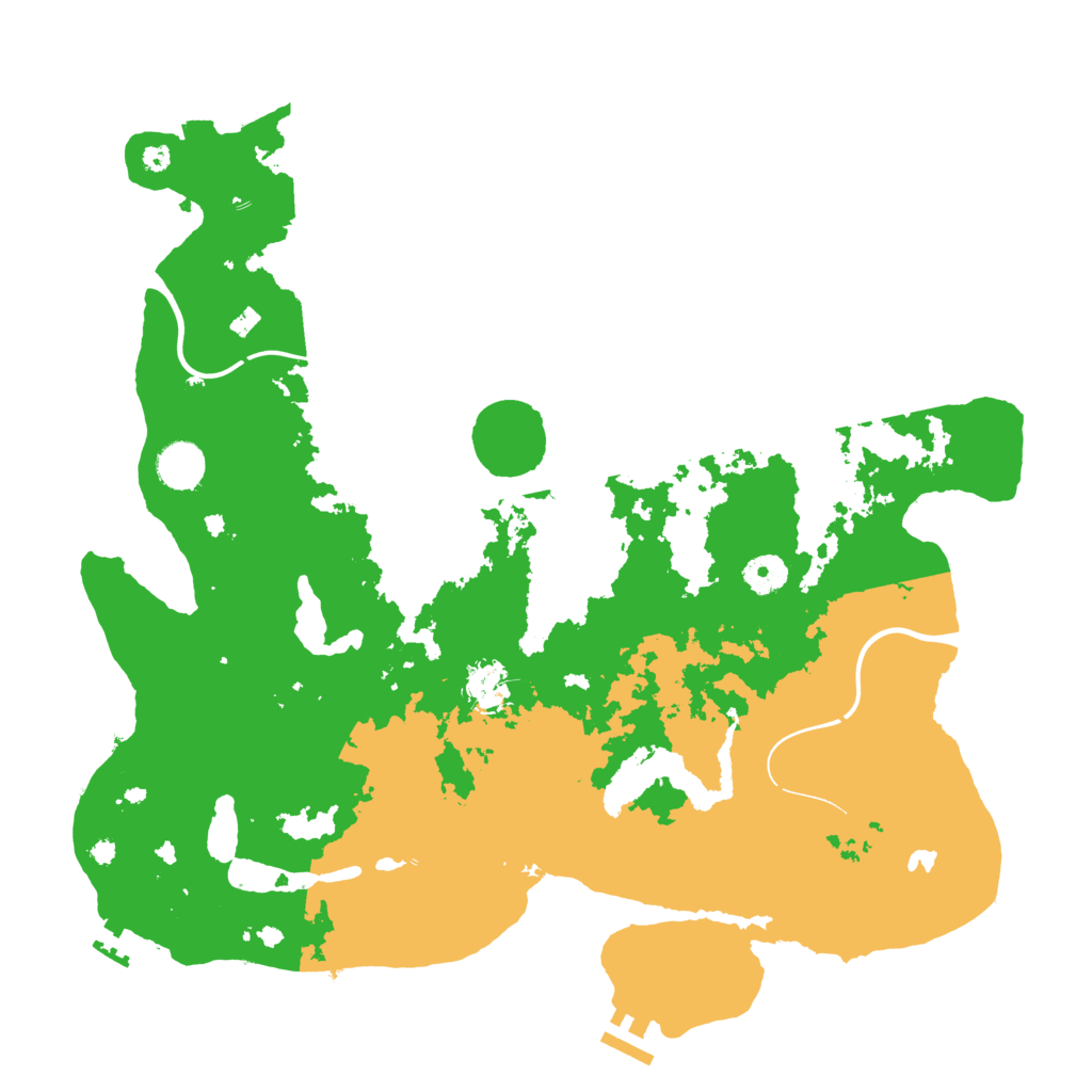 Biome Rust Map: Procedural Map, Size: 4000, Seed: 88817092