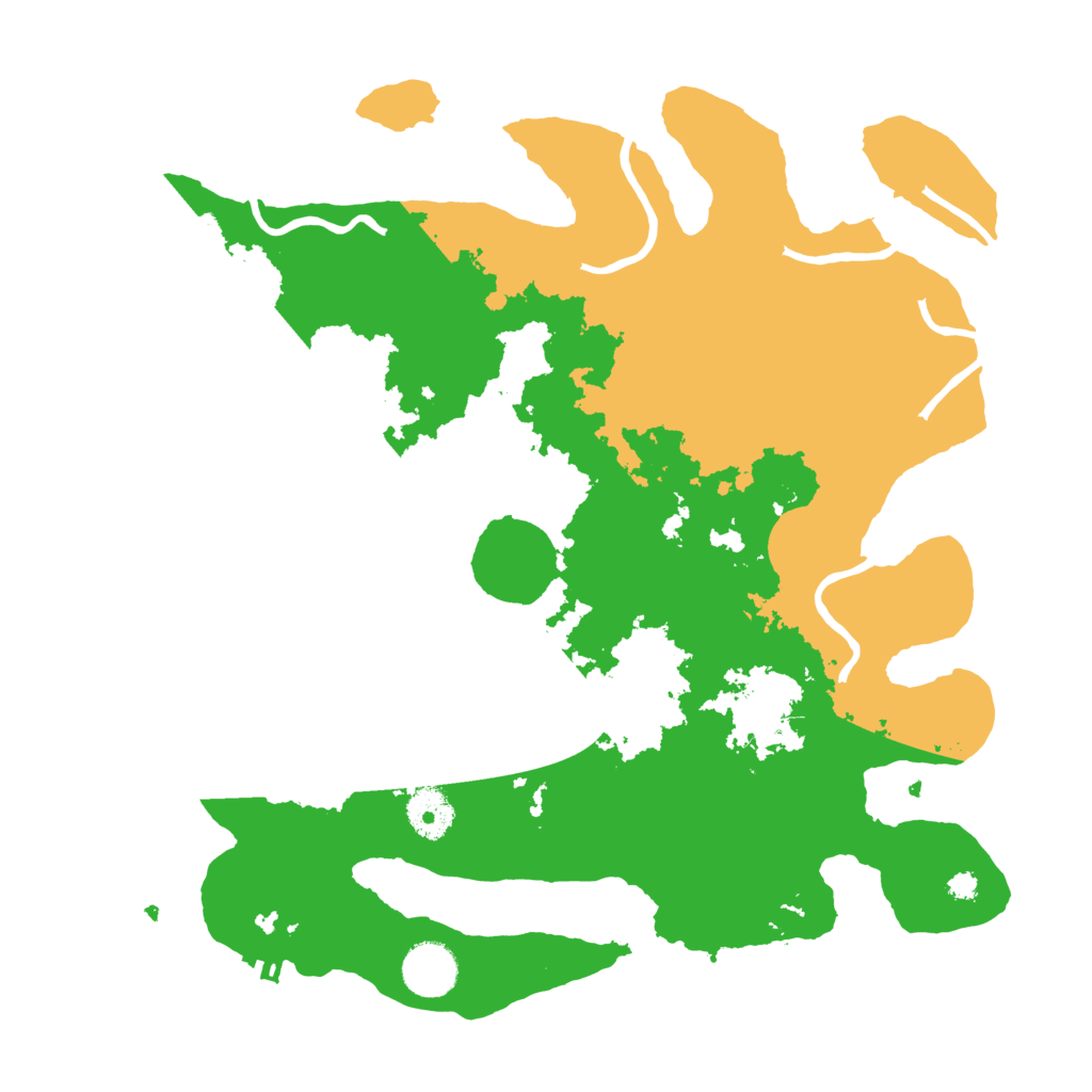 Biome Rust Map: Procedural Map, Size: 3500, Seed: 781084