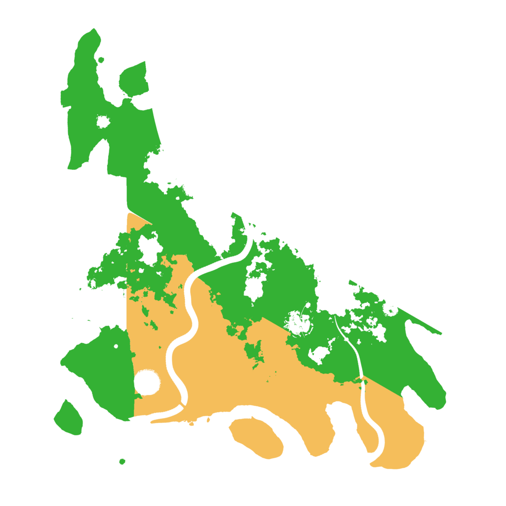 Biome Rust Map: Procedural Map, Size: 3500, Seed: 971503200