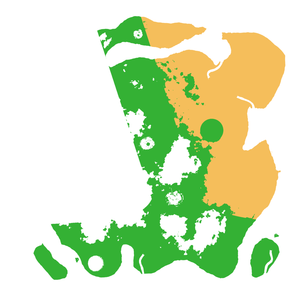 Biome Rust Map: Procedural Map, Size: 3500, Seed: 387995