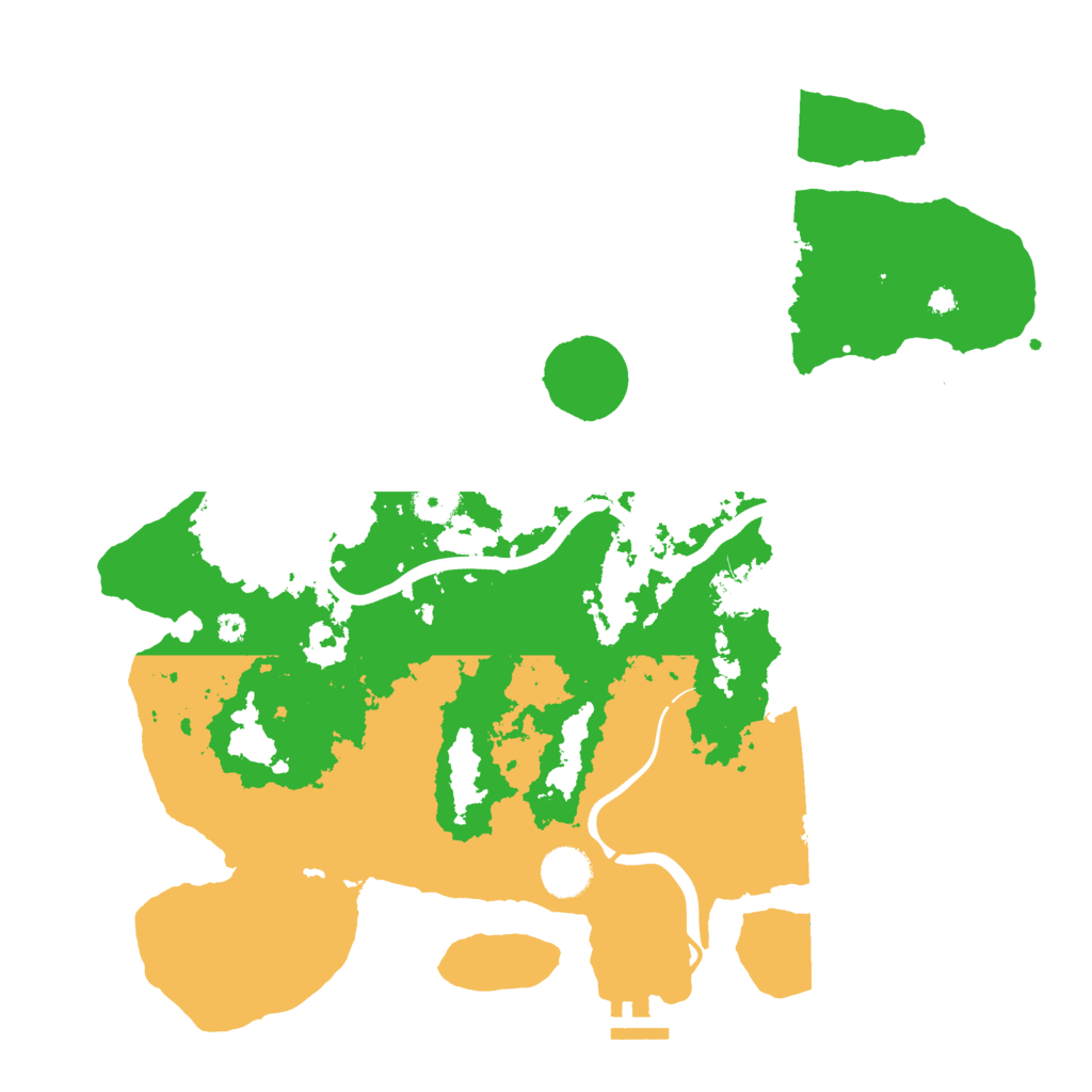 Biome Rust Map: Procedural Map, Size: 3800, Seed: 15