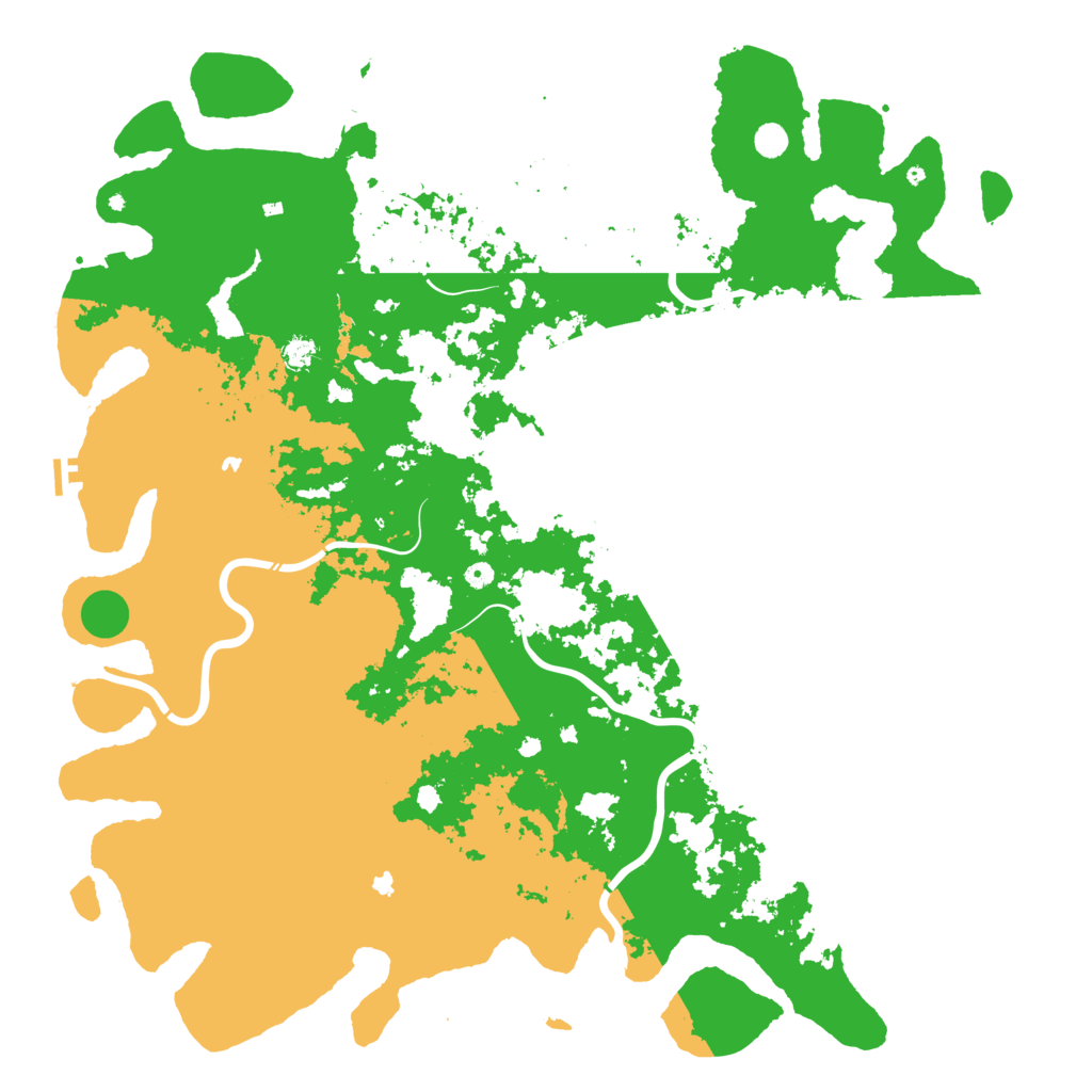 Biome Rust Map: Procedural Map, Size: 6000, Seed: 424242
