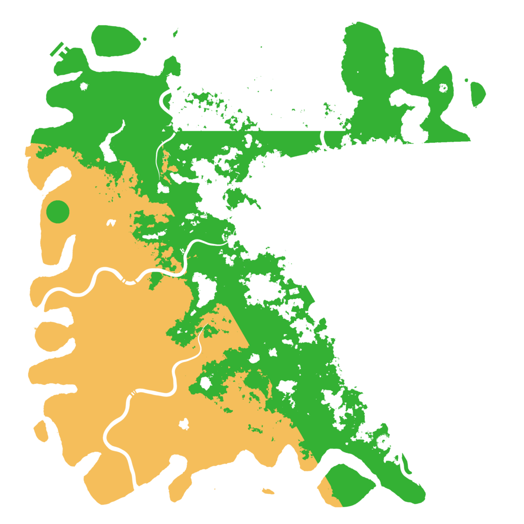 Biome Rust Map: Procedural Map, Size: 6000, Seed: 424242