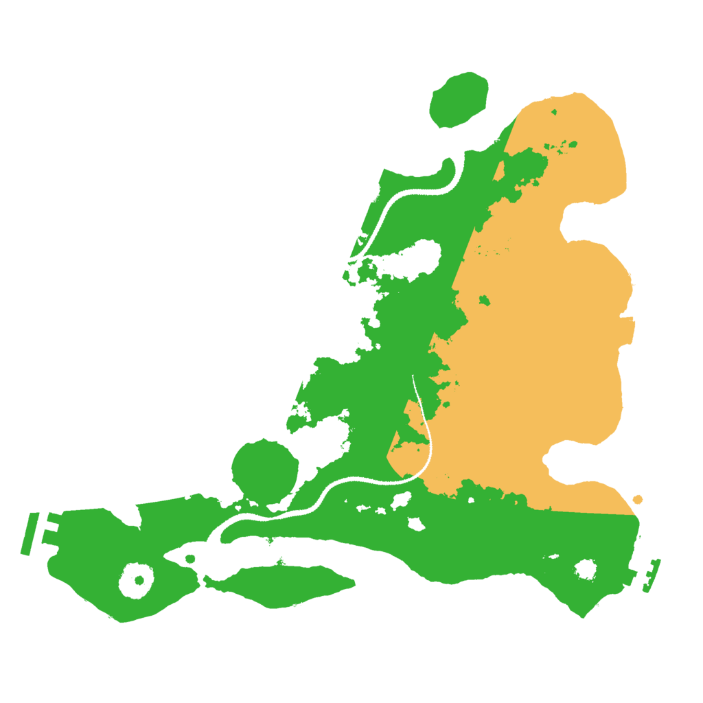 Biome Rust Map: Procedural Map, Size: 3000, Seed: 2417785