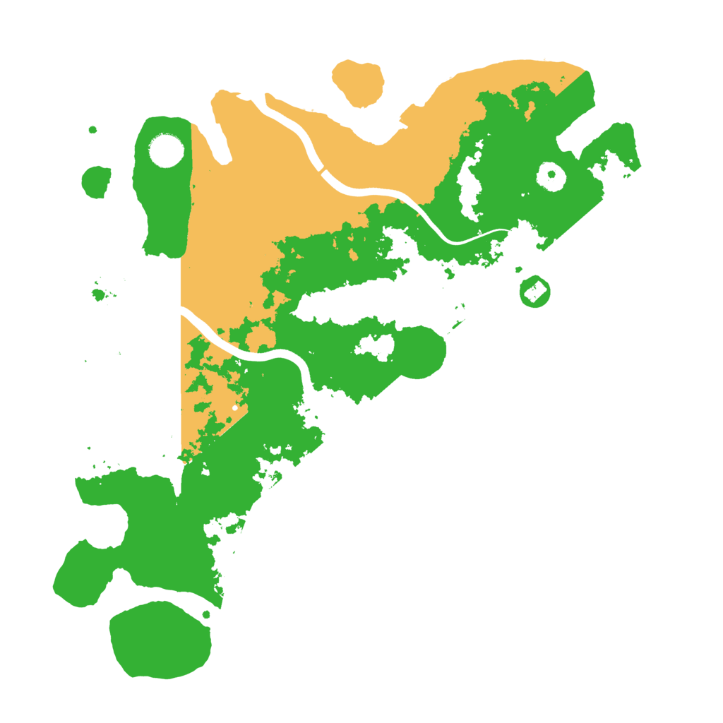 Biome Rust Map: Procedural Map, Size: 3750, Seed: 791826137