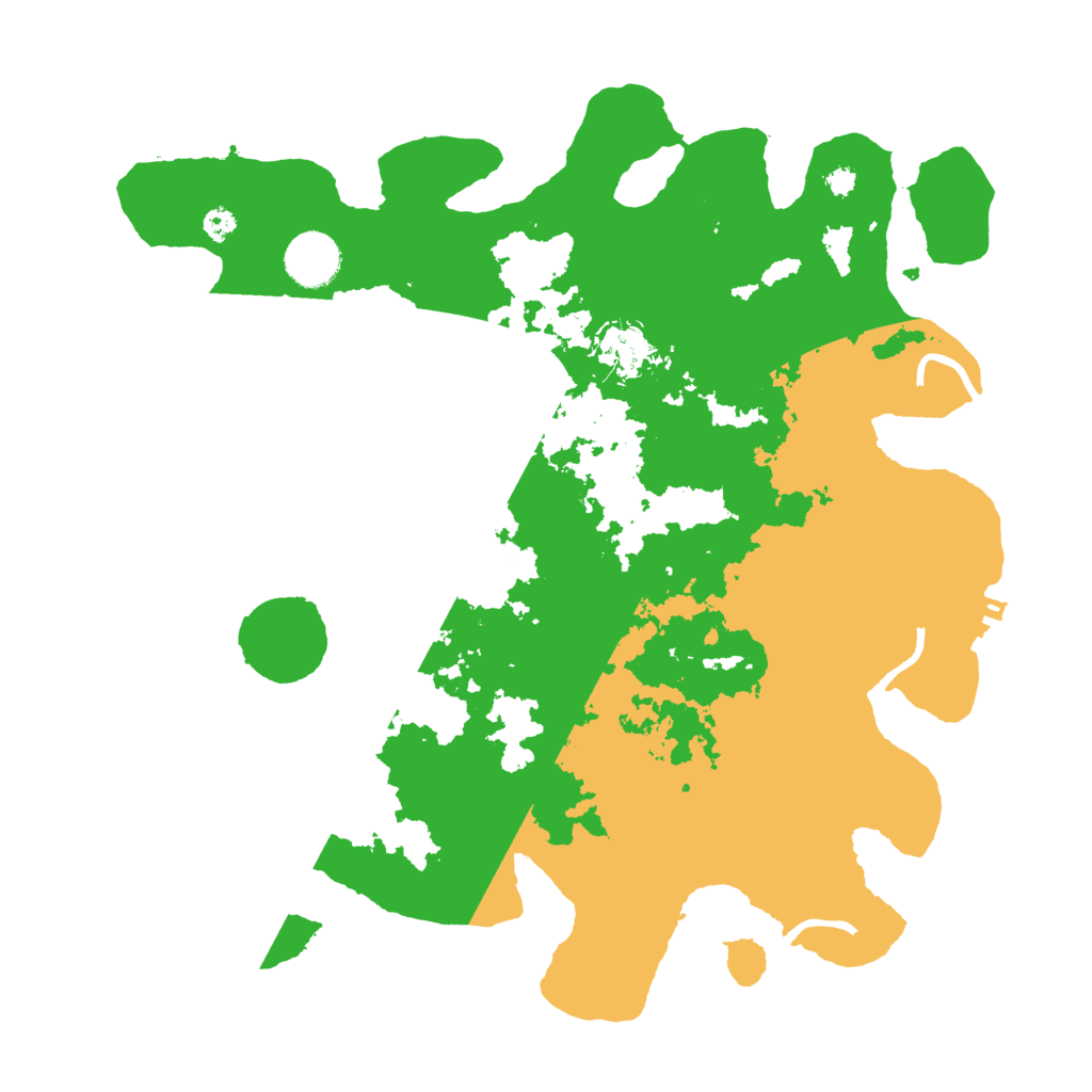 Biome Rust Map: Procedural Map, Size: 3500, Seed: 24356