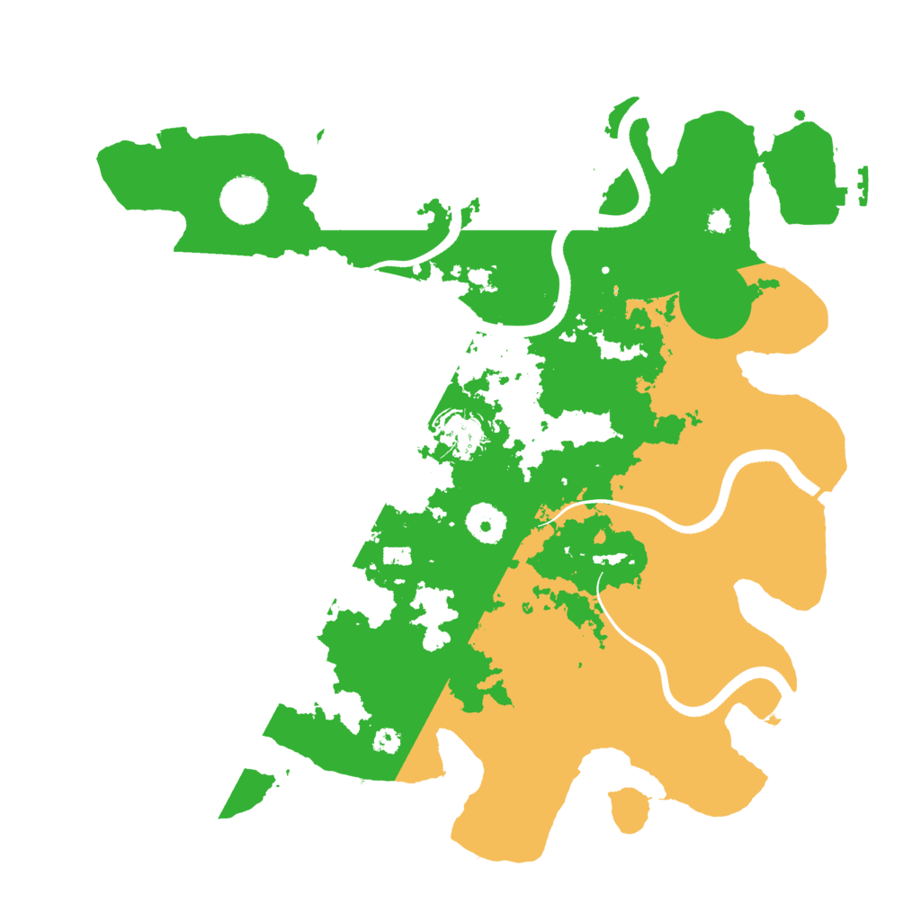 Biome Rust Map: Procedural Map, Size: 3500, Seed: 24356