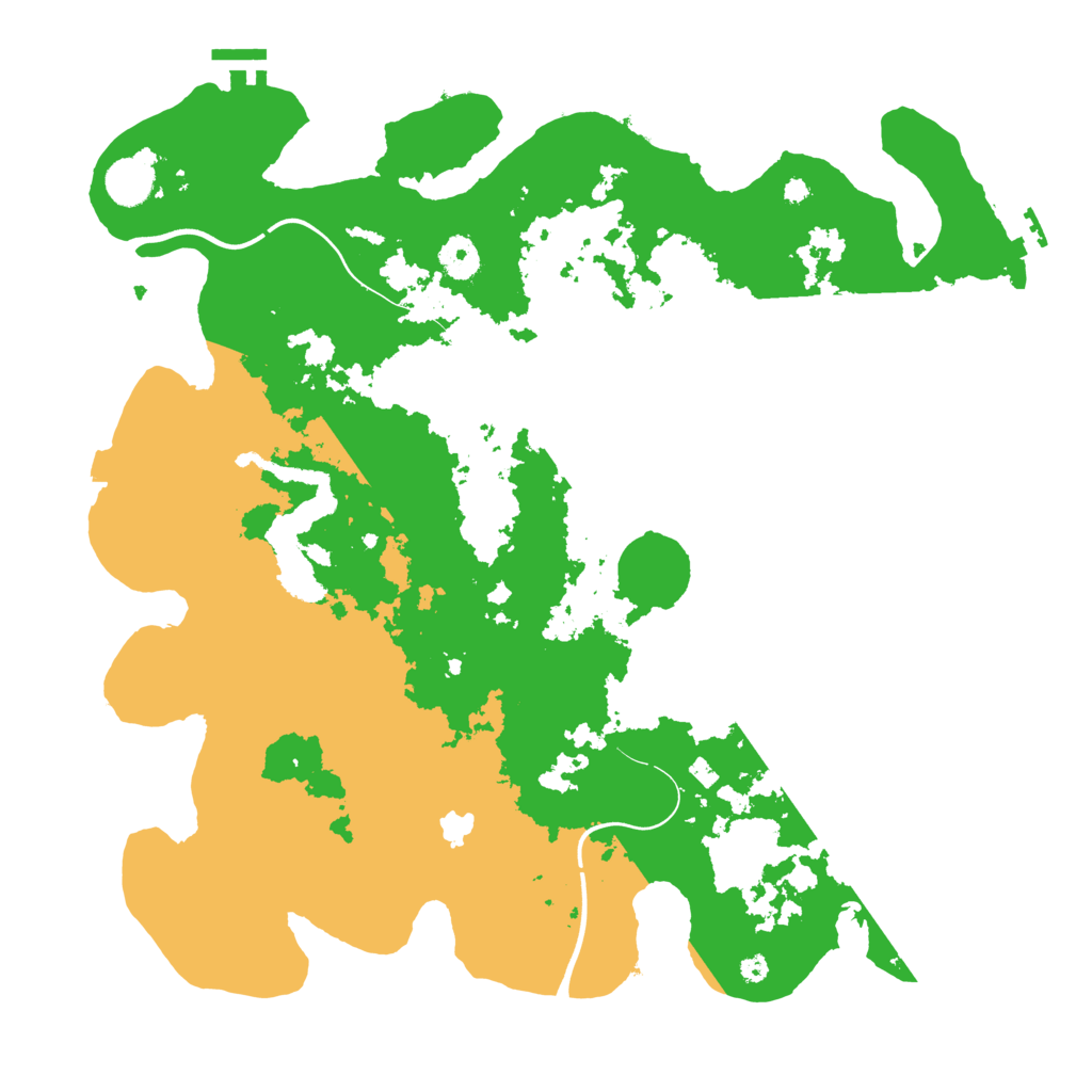 Biome Rust Map: Procedural Map, Size: 4000, Seed: 118675309