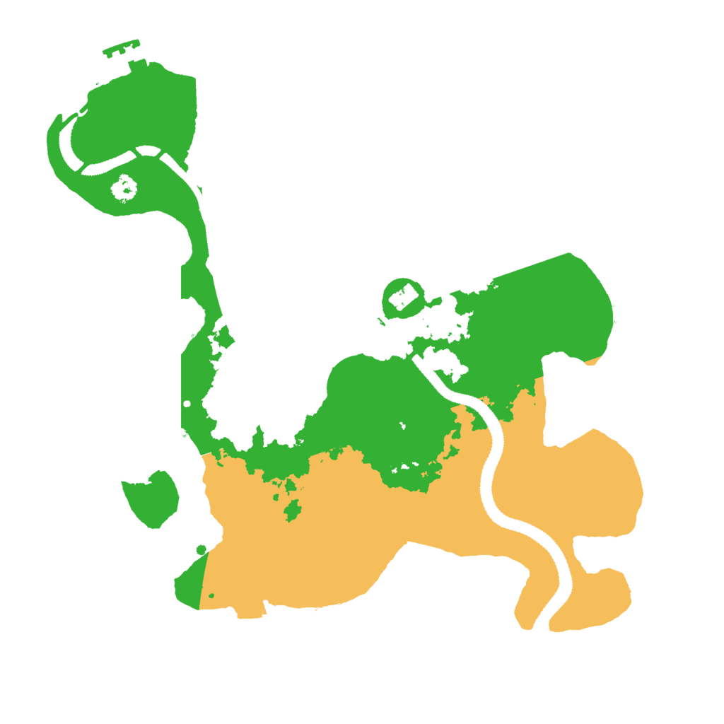 Biome Rust Map: Procedural Map, Size: 2900, Seed: 65