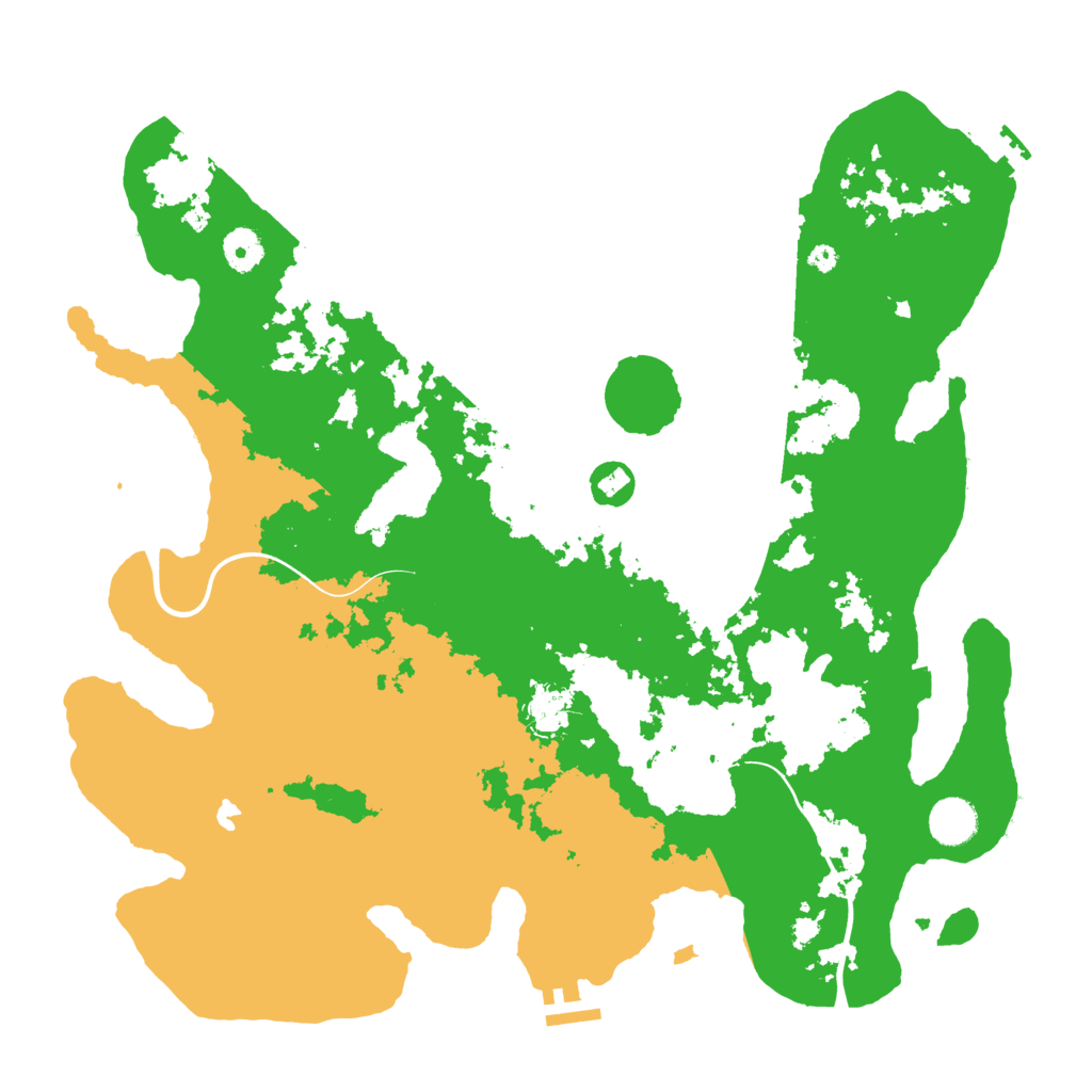 Biome Rust Map: Procedural Map, Size: 4000, Seed: 1230428838