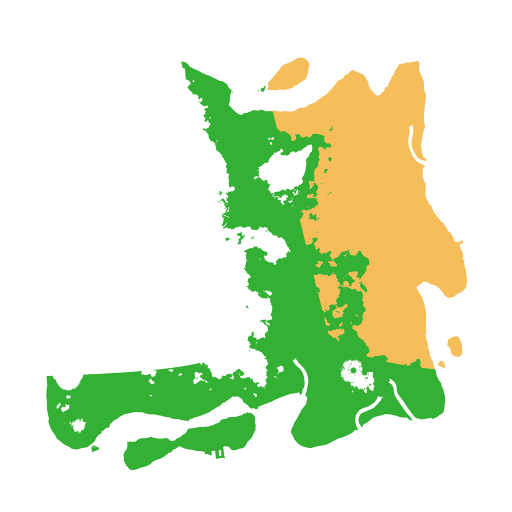 Biome Rust Map: Procedural Map, Size: 3500, Seed: 238