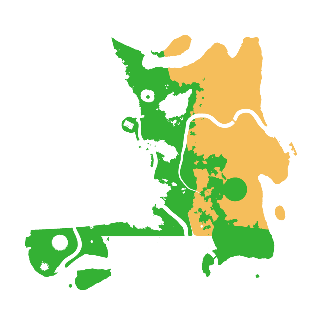 Biome Rust Map: Procedural Map, Size: 3500, Seed: 238