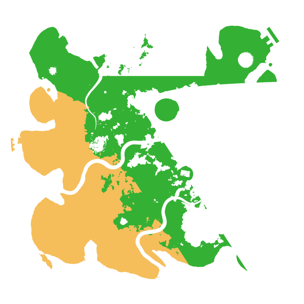 Biome Rust Map: Procedural Map, Size: 3500, Seed: 1312723408