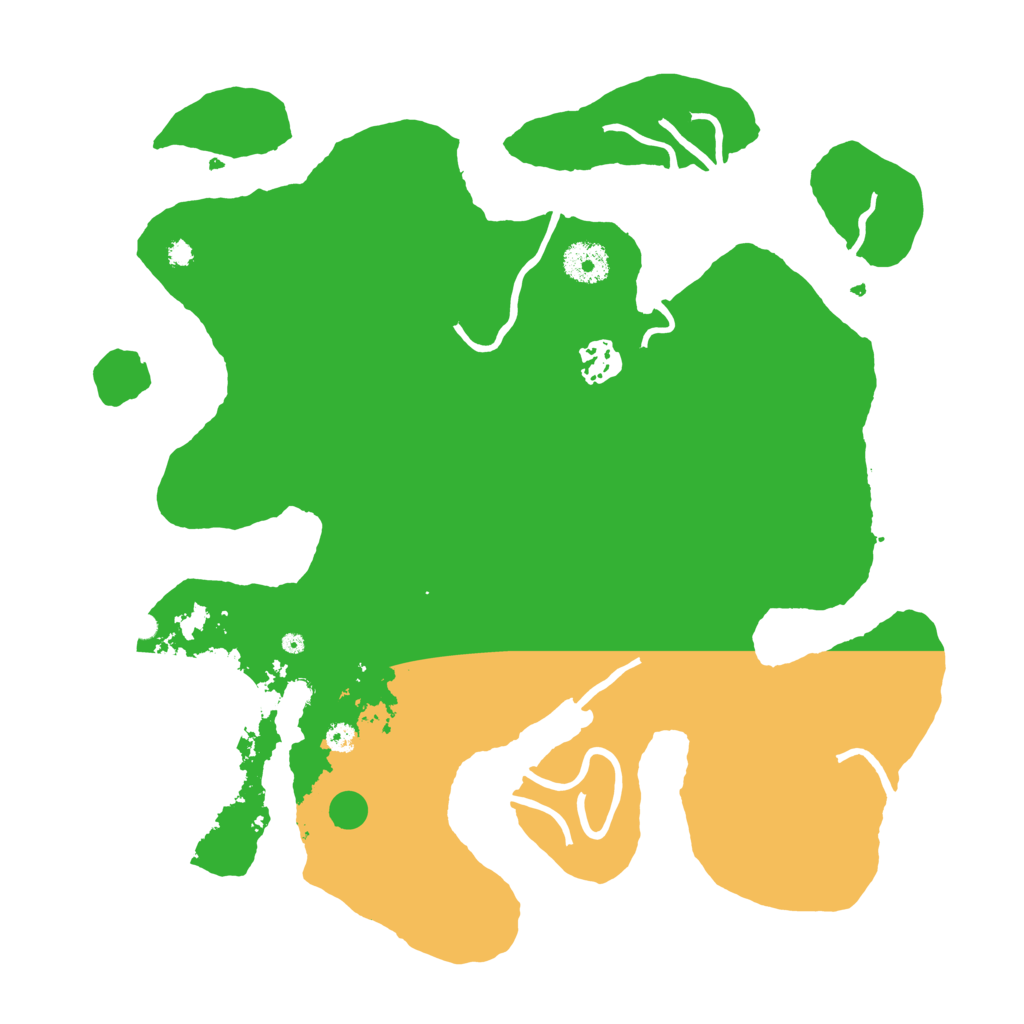 Biome Rust Map: Procedural Map, Size: 3500, Seed: 1375908562