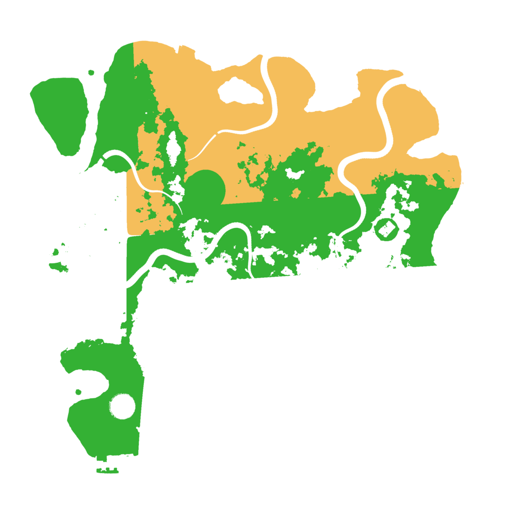 Biome Rust Map: Procedural Map, Size: 3500, Seed: 1708406501
