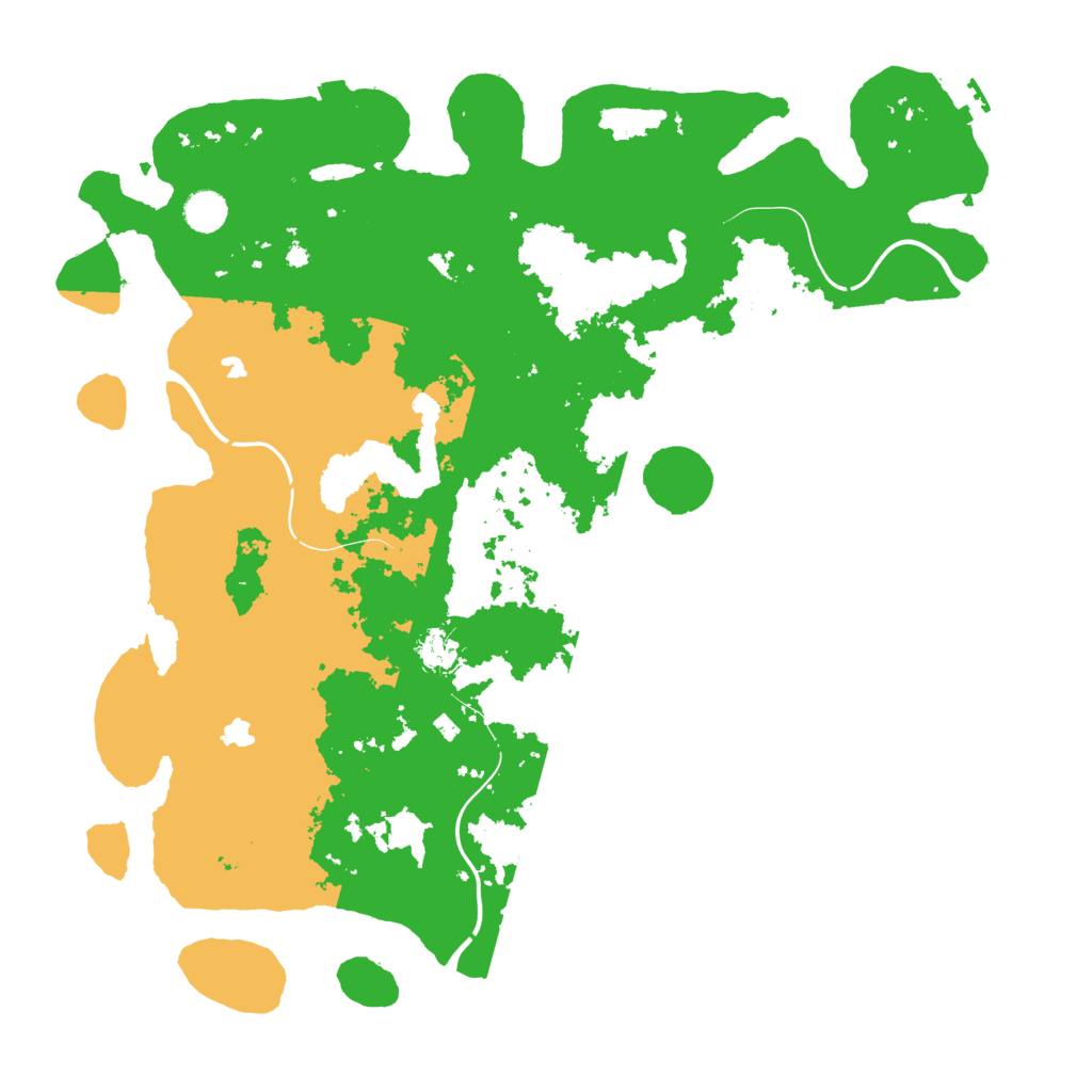 Biome Rust Map: Procedural Map, Size: 4500, Seed: 1834266376