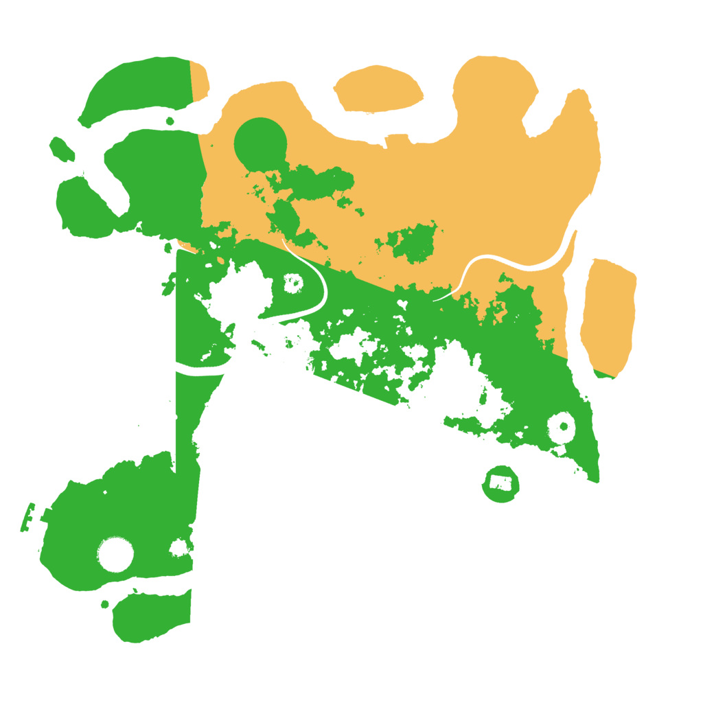 Biome Rust Map: Procedural Map, Size: 3500, Seed: 1617147157