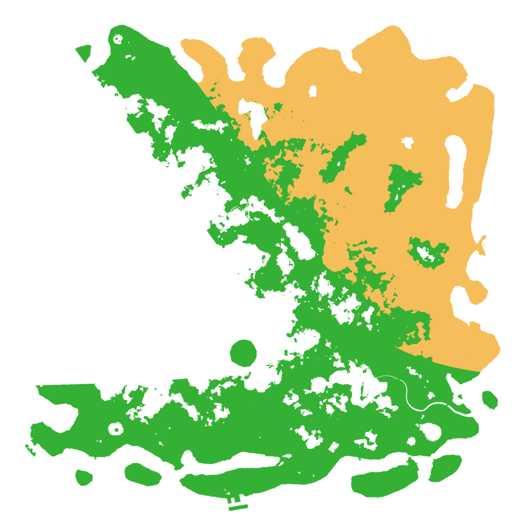 Biome Rust Map: Procedural Map, Size: 5500, Seed: 1368202988