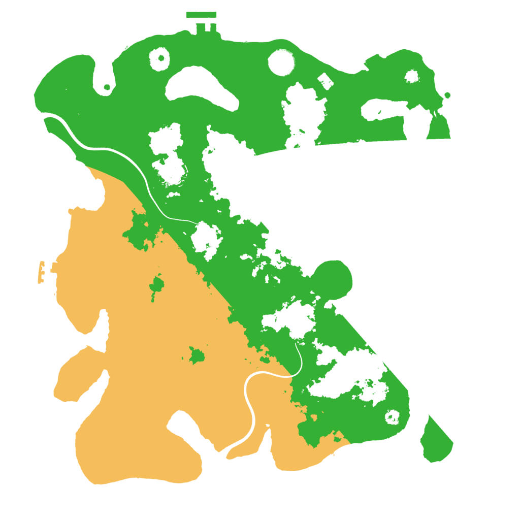 Biome Rust Map: Procedural Map, Size: 3500, Seed: 1072679595