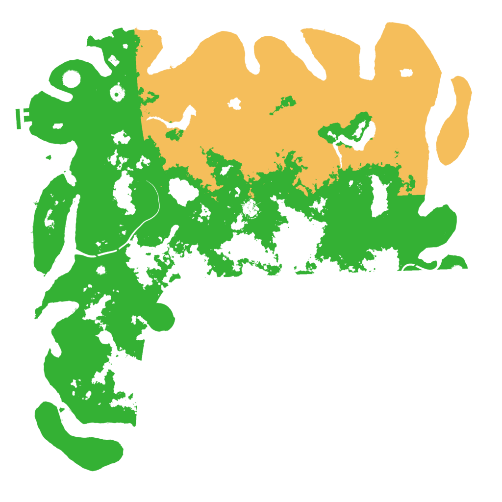 Biome Rust Map: Procedural Map, Size: 5000, Seed: 107