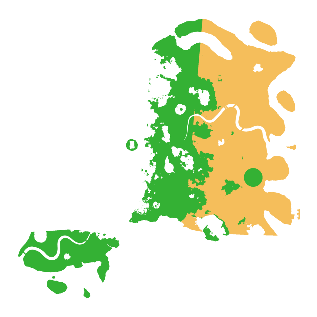 Biome Rust Map: Procedural Map, Size: 4500, Seed: 2021100144