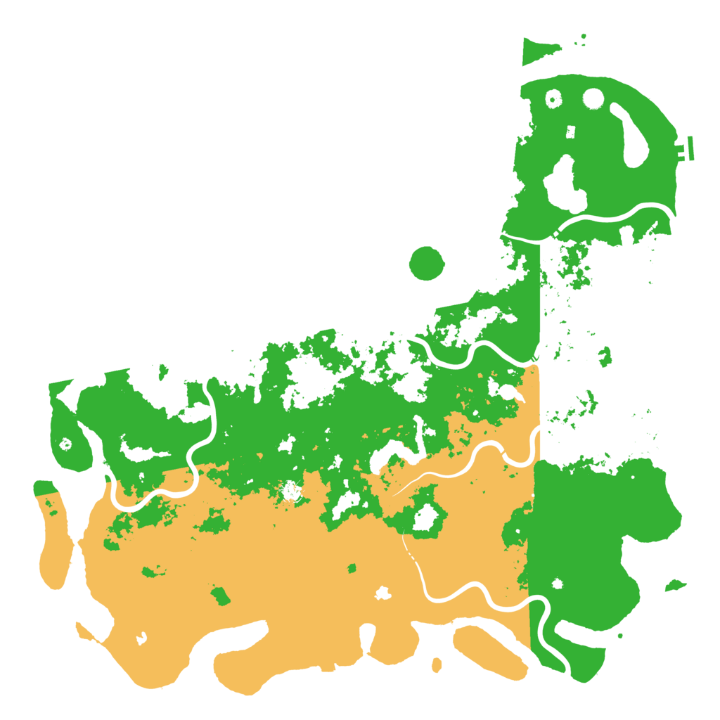 Biome Rust Map: Procedural Map, Size: 6000, Seed: 1631635339