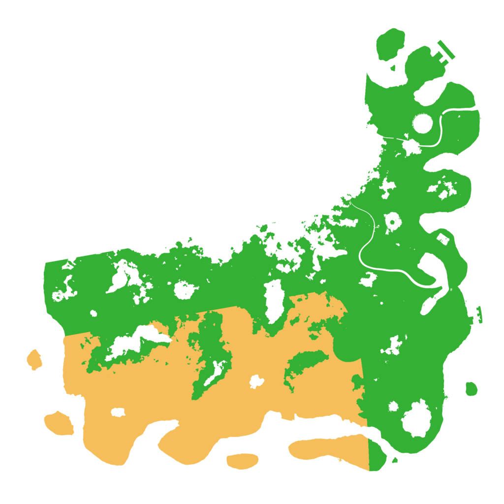 Biome Rust Map: Procedural Map, Size: 4500, Seed: 1424263440