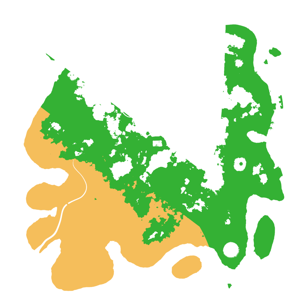 Biome Rust Map: Procedural Map, Size: 3500, Seed: 1671136770