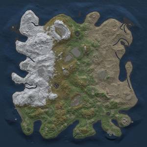 Thumbnail Rust Map: Procedural Map, Size: 4000, Seed: 1348124666, 20 Monuments