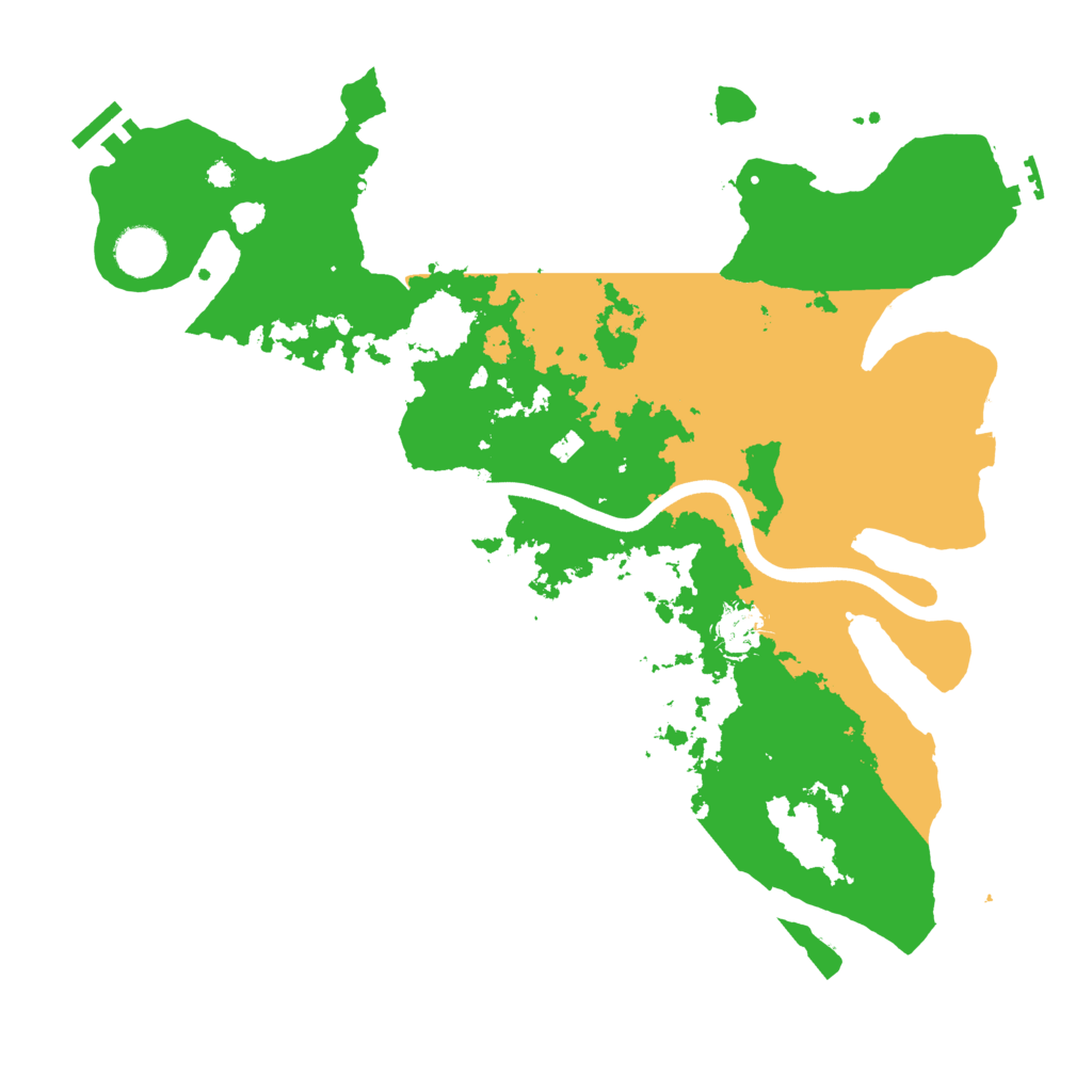 Biome Rust Map: Procedural Map, Size: 3750, Seed: 1168852193