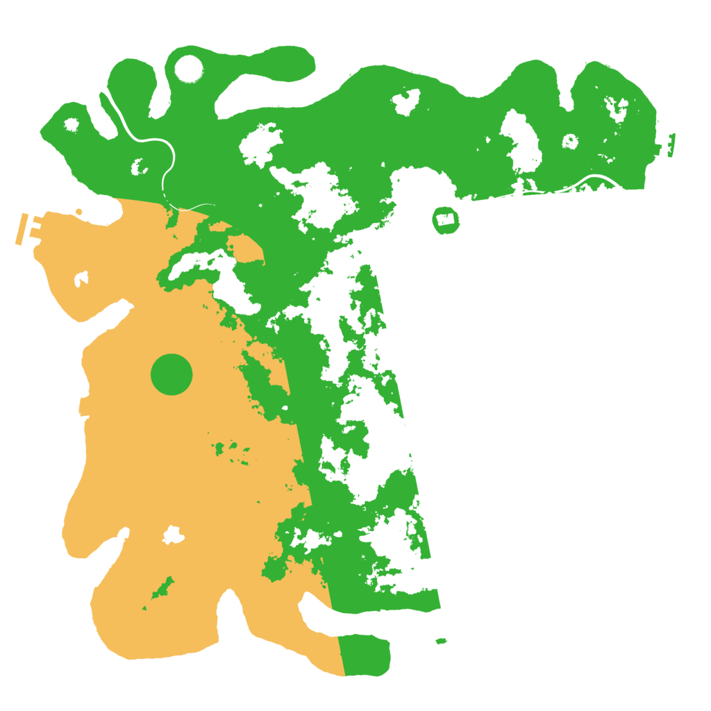 Biome Rust Map: Procedural Map, Size: 4500, Seed: 398895