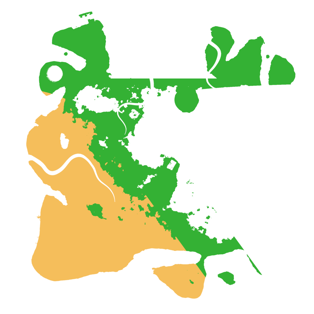 Biome Rust Map: Procedural Map, Size: 3500, Seed: 544743797