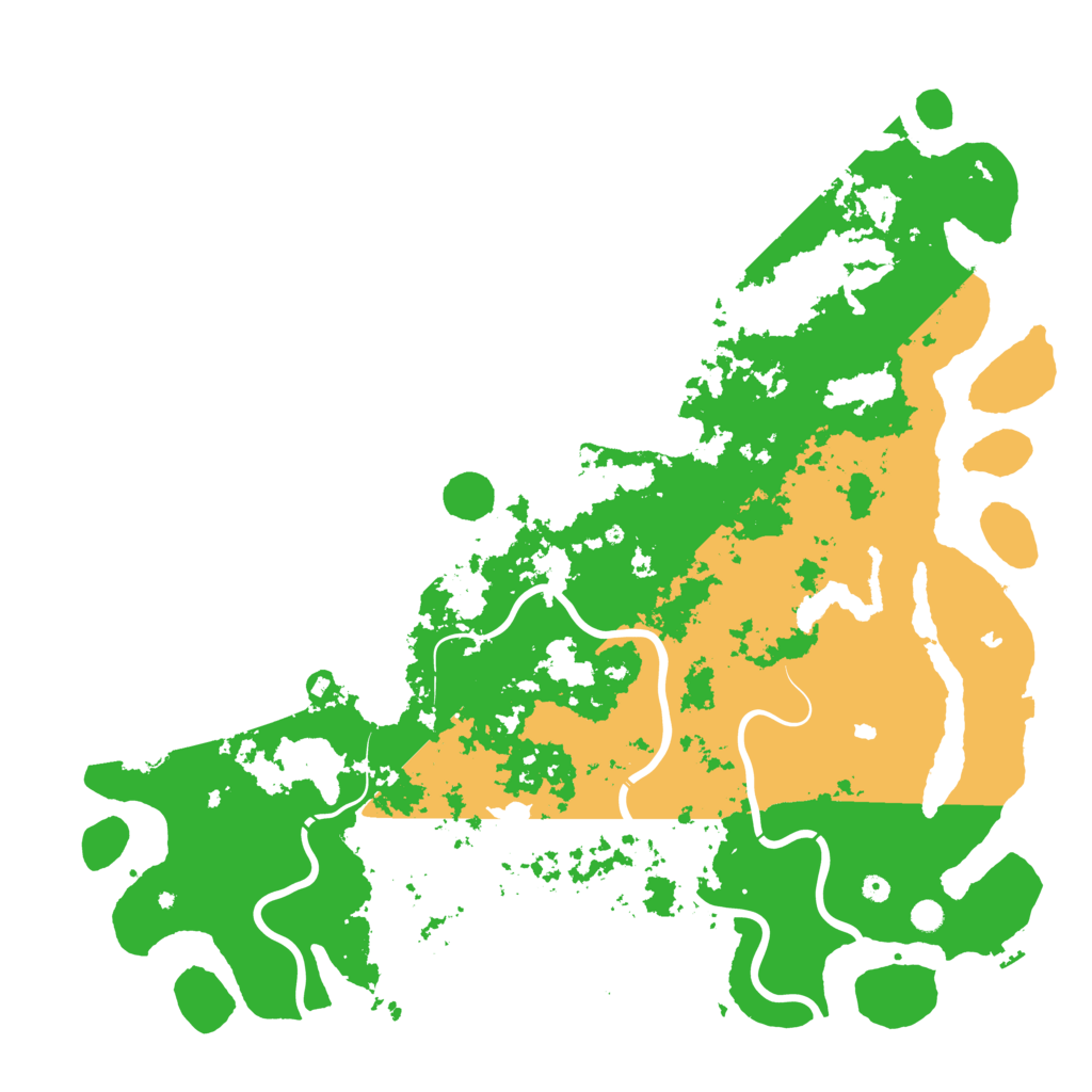 Biome Rust Map: Procedural Map, Size: 6000, Seed: 86807921