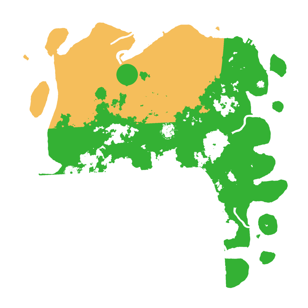 Biome Rust Map: Procedural Map, Size: 3800, Seed: 2655378