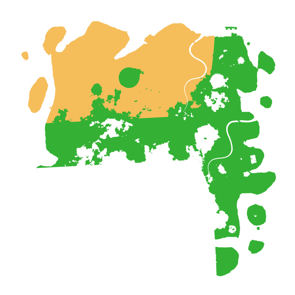 Biome Rust Map: Procedural Map, Size: 3800, Seed: 2655378