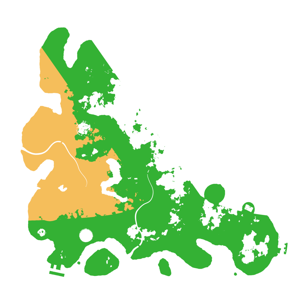 Biome Rust Map: Procedural Map, Size: 4000, Seed: 78523