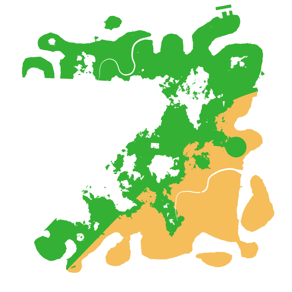 Biome Rust Map: Procedural Map, Size: 3750, Seed: 196485633